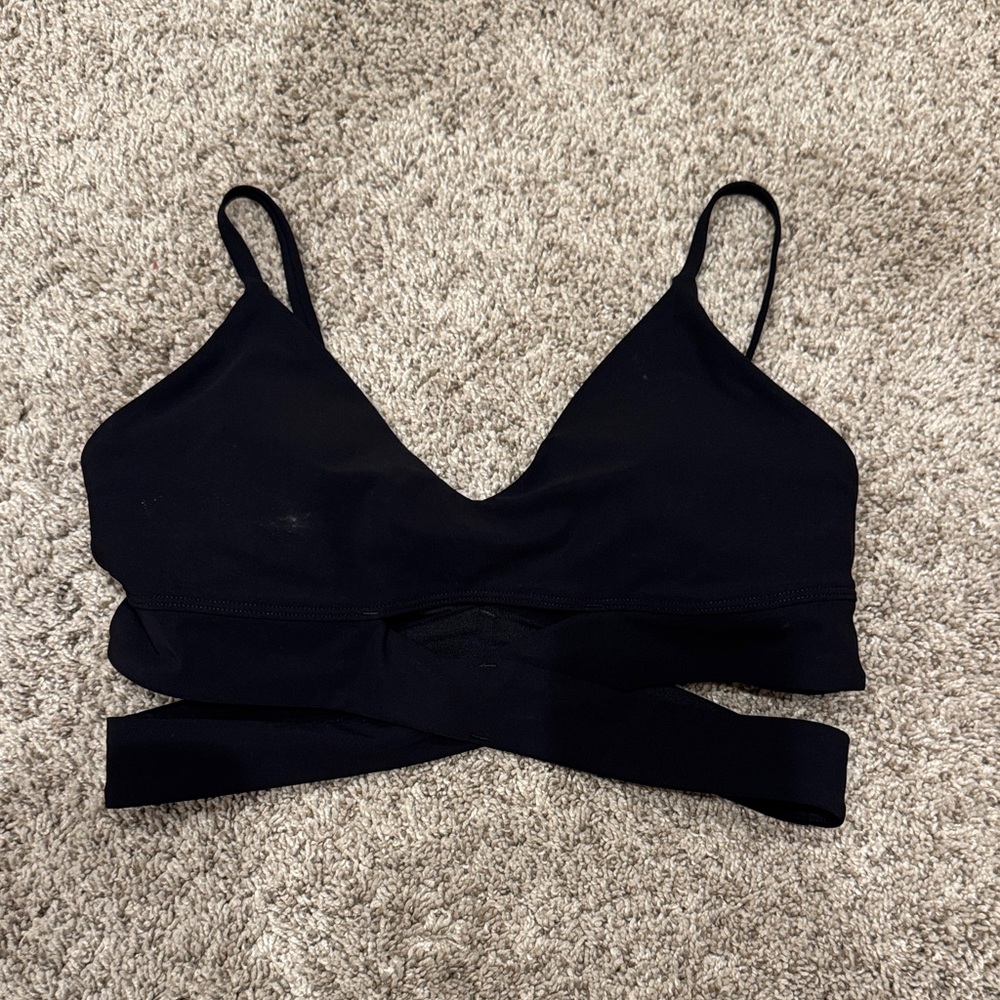 Black Strappy Bralette Lululemon